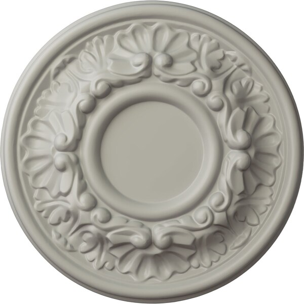 Ekena Millwork Odessa Ceiling Medallion (Fits Canopies up to 2 1/2"), Hand-Painted Pot of Cream, 7 1/2"OD x 1 1/8"P CM07ODPCF - main